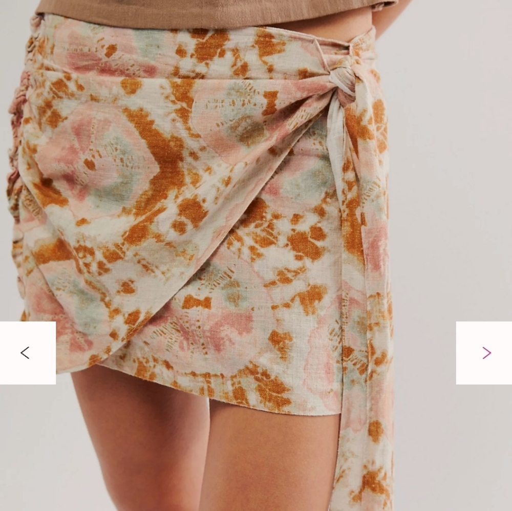 Free People Free As Beach Mini Skirt